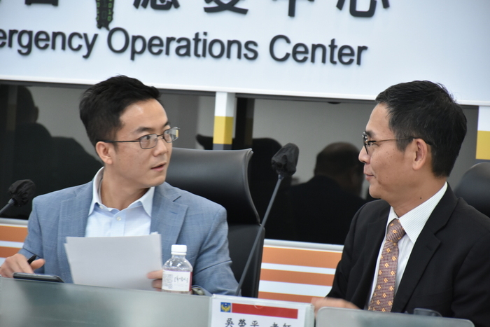 Dr. Wu Zong-Ping, Lu Jing-Chein and Deng Tzu-Jeng attended the "Taiwan-US Humanitarian Rescue Cooperation Expert Field Exchange Event" hosted by National Fire Agency