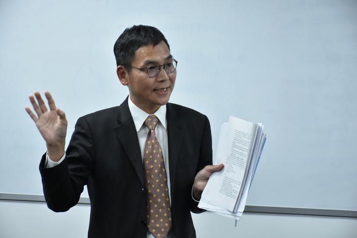 Dr. Wu Zong-Ping, Lu Jing-Chein and Deng Tzu-Jeng attended the "Taiwan-US Humanitarian Rescue Cooperation Expert Field Exchange Event" hosted by National Fire Agency
