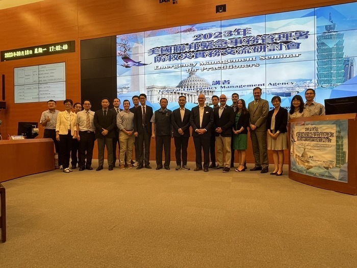 Faculty members and students attended the “2023 FEMA and Emergency Management Seminar for Practitioner"