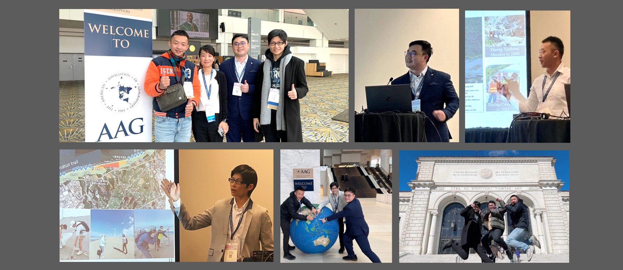 Our graduate students, Youhao Li, Yi-Ting Cheng, and Jae-Yu Lee, presented their research at the 2025 AAG Annual Meeting.